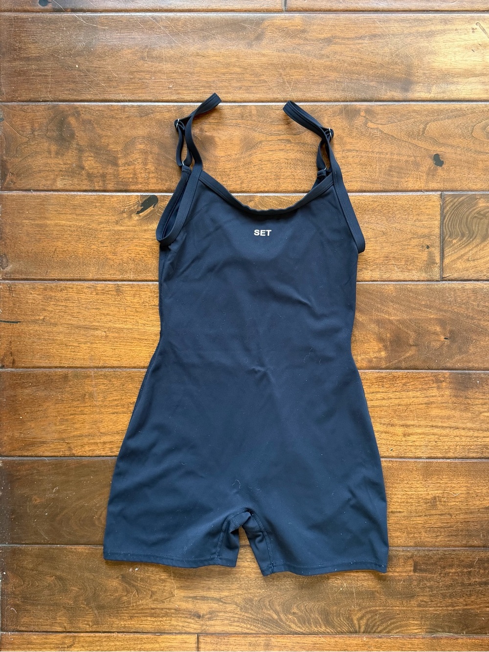 Set Active Navy Romper